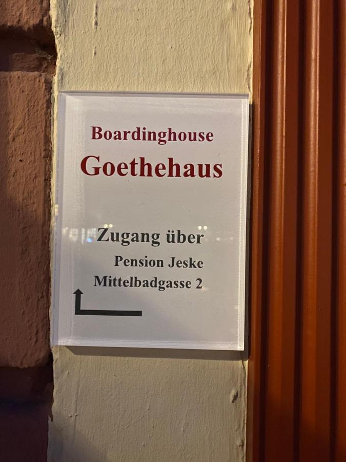 Appartamento Boardinghouse Goethehaus Heidelberg Esterno foto